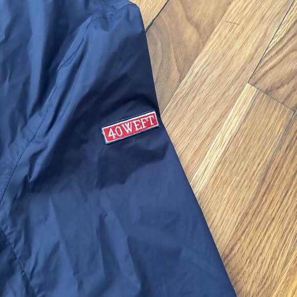 40WEFT Men's Jacket Aircraft Recognition Blue Size M - Picture 3 of 8